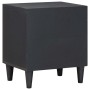 Cabinet de noche con puerta Negro 40 x 33 x 46 cm en Mesitas de noche | Comprar online en Foro24
