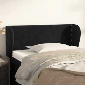 Kopfteil aus schwarzem Samt, 103 x 23 x 78/88 cm von , Kopf- und Fußteile - Ref: Foro24-3117048, Preis: 45,94 €, Rabatt: %