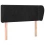 Black velvet headboard 103x23x78/88 cm by , Headboards and footboards - Ref: Foro24-3117048, Price: 45,47 €, Discount: %