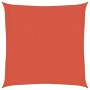 Toldo de vela HDPE terracota 160 g/m² 3x3 m