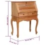 Sekretär aus massivem Mahagoniholz, 78 x 42 x 103 cm von , Schreibtische - Ref: Foro24-283842, Preis: 350,25 €, Rabatt: %