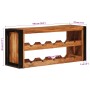 Estante de Vino Marrón 100 x 45 x 33 cm Madera de Acacia Sólida en Botelleros | Comprar online en Foro24