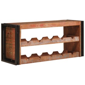 Estante de Vino Marrón 100 x 45 x 33 cm Madera reciclada maciza en Botelleros | Comprar online en Foro24