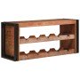Estante de Vino Marrón 100 x 45 x 33 cm Madera reciclada maciza en Botelleros | Comprar online en Foro24