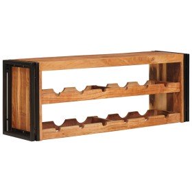 Estante de Vino Marrón 100 x 45 x 33 cm Madera de Acacia Sólida en Botelleros | Comprar online en Foro24