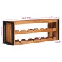 Estante de Vino Marrón 100 x 45 x 33 cm Madera de Acacia Sólida en Botelleros | Comprar online en Foro24