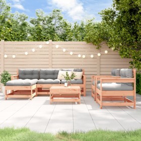 Juego de muebles de jardín 7 pzas madera maciza abeto Douglas von , Gartensets - Ref: Foro24-3186261, Preis: 412,95 €, Rabatt: %