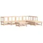 Juego de muebles de jardín 7 piezas madera maciza de pino de , Conjuntos de jardín - Ref: Foro24-3186403, Precio: 305,42 €, D...