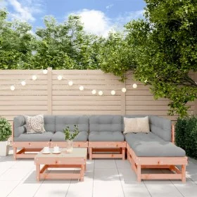 Juego de muebles de jardín 7 pzas madera maciza abeto Douglas by , Garden sets - Ref: Foro24-3186408, Price: 329,08 €, Discou...