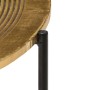 Juego de mesas con cubierta de latón MDF 2 unidades by vidaXL, Side tables - Ref: Foro24-246285, Price: 189,38 €, Discount: %