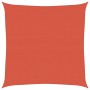 Toldo de vela HDPE terracota 160 g/m² 4x4 m