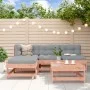 Juego de sofás de jardín 5 pzas madera maciza de abeto Douglas by , Garden sets - Ref: Foro24-3186527, Price: 278,74 €, Disco...