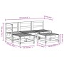 Juego de sofás de jardín 5 pzas madera maciza de abeto Douglas by , Garden sets - Ref: Foro24-3186527, Price: 282,37 €, Disco...