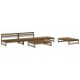 Juego de sofás de jardín 5 pzas madera maciza pino marrón miel by , Garden sets - Ref: Foro24-3186602, Price: 486,95 €, Disco...