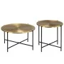 Juego de mesas con cubierta de latón MDF 2 unidades by vidaXL, Side tables - Ref: Foro24-246285, Price: 185,30 €, Discount: %