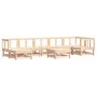 Juego de muebles de jardín 8 piezas madera maciza de pino de , Conjuntos de jardín - Ref: Foro24-3186277, Precio: 366,52 €, D...