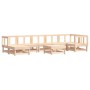 Juego de muebles de jardín 8 piezas madera maciza de pino by , Garden sets - Ref: Foro24-3186277, Price: 376,50 €, Discount: %