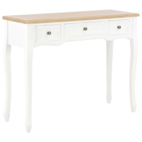 Console table with 3 white drawers by vidaXL, Side tables - Ref: Foro24-280044, Price: 166,58 €, Discount: %
