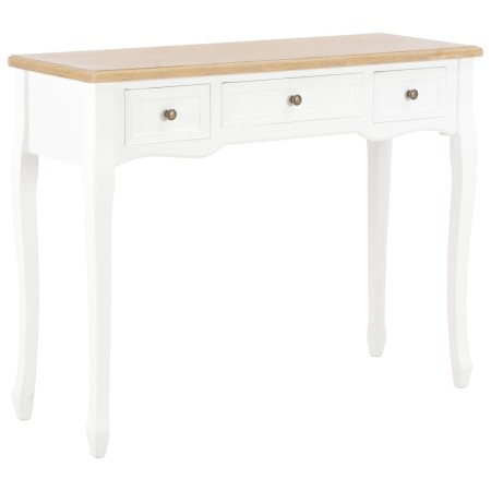 Console table with 3 white drawers by vidaXL, Side tables - Ref: Foro24-280044, Price: 166,58 €, Discount: %