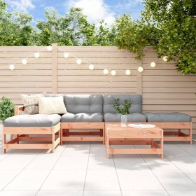 Juego de muebles de jardín 6 pzas madera maciza abeto Douglas de , Conjuntos de jardín - Ref: Foro24-3186324, Precio: 320,14 ...