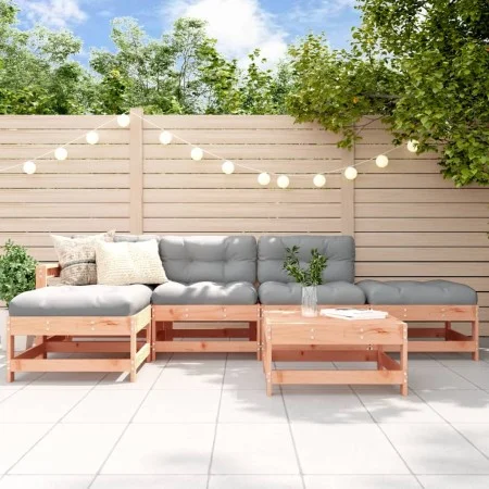 Juego de muebles de jardín 6 pzas madera maciza abeto Douglas von , Gartensets - Ref: Foro24-3186324, Preis: 315,76 €, Rabatt: %