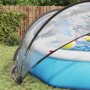 Cúpula para piscina Manual Transparente 405 x 405 x 192 cm PVC en Cubiertas para piscina | Comprar online en Foro24