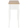 Konsolentisch Schminktisch mit 3 weißen Schubladen von vidaXL, Seitentische - Ref: Foro24-280044, Preis: 166,58 €, Rabatt: %
