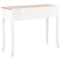Mesa consola tocador con 3 cajones blancos de vidaXL, Mesas auxiliares - Ref: Foro24-280044, Precio: 163,13 €, Descuento: %