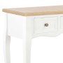 Konsolentisch Schminktisch mit 3 weißen Schubladen von vidaXL, Seitentische - Ref: Foro24-280044, Preis: 166,58 €, Rabatt: %