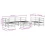 Juego de muebles de jardín 8 pzas madera maciza abeto Douglas von , Gartensets - Ref: Foro24-3186457, Preis: 444,35 €, Rabatt: %