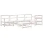 Juego de muebles de jardín 6 piezas madera maciza pino blanco von , Gartensets - Ref: Foro24-3186460, Preis: 365,52 €, Rabatt: %