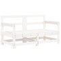 Juego de muebles de jardín 6 piezas madera maciza pino blanco by , Garden sets - Ref: Foro24-3186460, Price: 370,36 €, Discou...