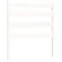 Estructura de cama con cabecero madera maciza blanco 100x200 cm de , Camas y somieres - Ref: Foro24-3192027, Precio: 128,39 €...