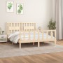 Estructura de cama con cabecero madera maciza pino 160x200 cm de , Camas y somieres - Ref: Foro24-3188176, Precio: 139,84 €, ...