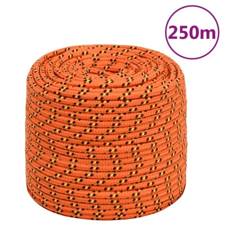 Orangefarbenes Polypropylen-Bootsseil 10 mm 250 m von , Seile und Metallschnüre - Ref: Foro24-152668, Preis: 85,55 €, Rabatt: %