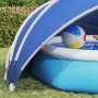 Cúpula para piscina Manual Azul 500 x 500 x 236 cm en Cubiertas para piscina | Comprar online en Foro24