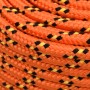 Cuerda de barco polipropileno naranja 10 mm 250 m