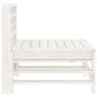 Zentrales Gartensofa aus massivem weißem Kiefernholz von , Modulare Sofas für den Außenbereich - Ref: Foro24-825612, Preis: 7...