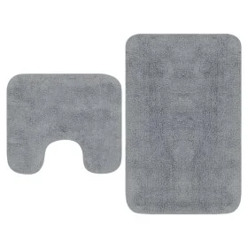 Graues 2-teiliges Badteppich-Set aus Stoff von vidaXL, Teppiche und Badematten - Ref: Foro24-133230, Preis: 24,78 €, Rabatt: %