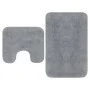 Graues 2-teiliges Badteppich-Set aus Stoff von vidaXL, Teppiche und Badematten - Ref: Foro24-133230, Preis: 24,78 €, Rabatt: %