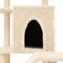 Kratzbaum für Katzen mit cremefarbenen Sisalstämmen, 97 cm von , Katzenmöbel - Ref: Foro24-172097, Preis: 53,76 €, Rabatt: %