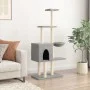 Cat scratching post with light gray sisal posts 145 cm by , Cat furniture - Ref: Foro24-172095, Price: 54,26 €, Discount: %