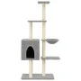 Cat scratching post with light gray sisal posts 145 cm by , Cat furniture - Ref: Foro24-172095, Price: 54,26 €, Discount: %