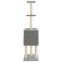 Cat scratching post with light gray sisal posts 145 cm by , Cat furniture - Ref: Foro24-172095, Price: 54,87 €, Discount: %