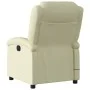 Cremefarbener Massagesessel aus echtem Leder von , Sessel - Ref: Foro24-371795, Preis: 321,26 €, Rabatt: %