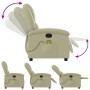 Cremefarbener Massagesessel aus echtem Leder von , Sessel - Ref: Foro24-371795, Preis: 323,42 €, Rabatt: %