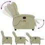 Cremefarbener Massagesessel aus echtem Leder von , Sessel - Ref: Foro24-371795, Preis: 321,26 €, Rabatt: %