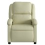 Cremefarbener Massagesessel aus echtem Leder von , Sessel - Ref: Foro24-371795, Preis: 323,42 €, Rabatt: %