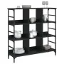 Black engineered wood sideboard 102x32x103.5 cm by , Sideboards - Ref: Foro24-837727, Price: 56,71 €, Discount: %