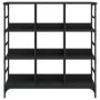 Black engineered wood sideboard 102x32x103.5 cm by , Sideboards - Ref: Foro24-837727, Price: 56,71 €, Discount: %